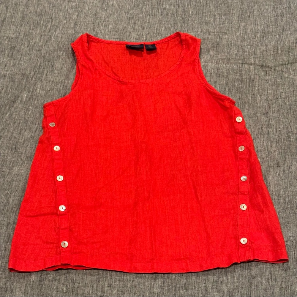 Rachel Roy Linen Tank Blouse